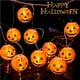 thumbnail image 4 of Luces De Calabaza De 5 M Luces De Cadena De Halloween A Prueba De Agua Con 20 Linternas De Calabaza Luces De Decoraciones De Halloween Con Batería Incorporada Para Fiesta Patio Interior Al Aire Libre sonducket HA013812-00, 4 of 7