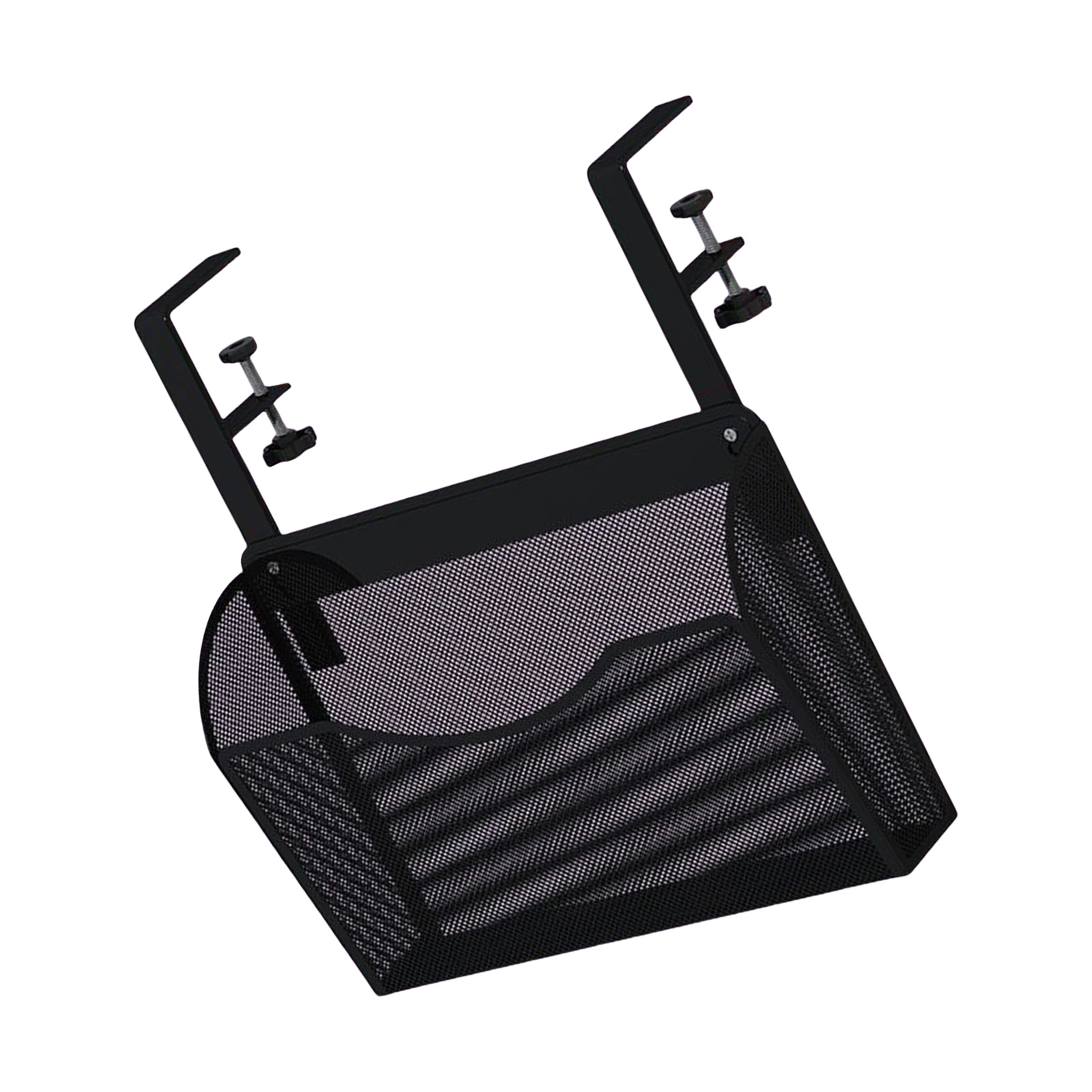 Large Capacity Under Desk Storage Basket Home and Office Desk Under Basket Organizers Easy Removal Holder Rack