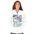 thumbnail image 3 of Purple Smurfs GNAP Manga Cartoon Zip Up Hoodie Men's Women's Brisco Brands M, 3 of 6