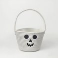 thumbnail image 1 of Feltree Halloween Candy Rope Basket for Kids - Cute Pumpkin Design Treat Bucket with Handle, Durable and Reusable for Trick or Treating, Storage Organizer Gift Basket, 1 of 7