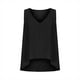 thumbnail image 5 of Camisa para mujer,Camiseta holgada con cuello en V para mujer, blusa informal de manga larga, mezcla de algodón y lino, largo regular para uso diario, sopatenor, 5 of 8