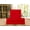 Candy Apple Red, variant on Celine Linen Holiday Gift 1500 Series Percale Wrinkle and Fade Resistant (6-Piece) Bedding Set, Queen, Periwinkle Lavender