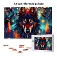 thumbnail image 6 of Sikiie Mystic Wolf Dreamcatcher Puzzle, Jigsaw Puzzles, Jigsaw Puzzles 1000 Pieces, Custom Jigsaw Puzzle for Adults (29.5×19.7in, Horizontal), 6 of 9