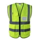 thumbnail image 1 of Chaleco reflectante de seguridad Equipo de construcción para ingenieros con bolsillos, se pliega lo suficientemente pequeño para bols L Amarillo, 1 of 9