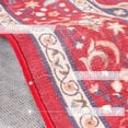 thumbnail image 4 of Jamfeel Washable Area Rugs 2x3 Door Mat Entryway Vintage Floral Low Pile Rug Entrance Carpet for Living Room Kitchen, Red, 4 of 5