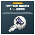 thumbnail image 4 of Digital Pressure Gaus Manometer 80mm 0.5%FS 4-digit Display, 0-100mpa 5-unit Mpa,kpa,psi,bar,kg/cm2 ,Easy to Use - BSP(G)1-2_0-1.6MPA, 4 of 7