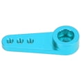 thumbnail image 4 of Brazo servo de 21T, pequeño, portátil, mecanizado CNC, aleación de aluminio, brazo de dirección RC para servos MD922 MD933, color azul., 4 of 14