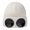 Milky White, variant on Glasses Knitted Hat Unisex Bomber Hat Solid Color Elastic Soft Warm Anti Slip Regular Fit Ear Windproof Decorative Winter Beanie Headwear