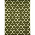 thumbnail image 1 of Unique Loom 3116719 Moroccan Lattice Area Rug, 9' x 12', Dark Green/Beige, 1 of 2