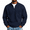 Navy #368, variant on Men's Quarter Zip Sweatshirt Stand Collar Pullover Top with Chest Pocket Relaxed Fit Casual Sweatshirts