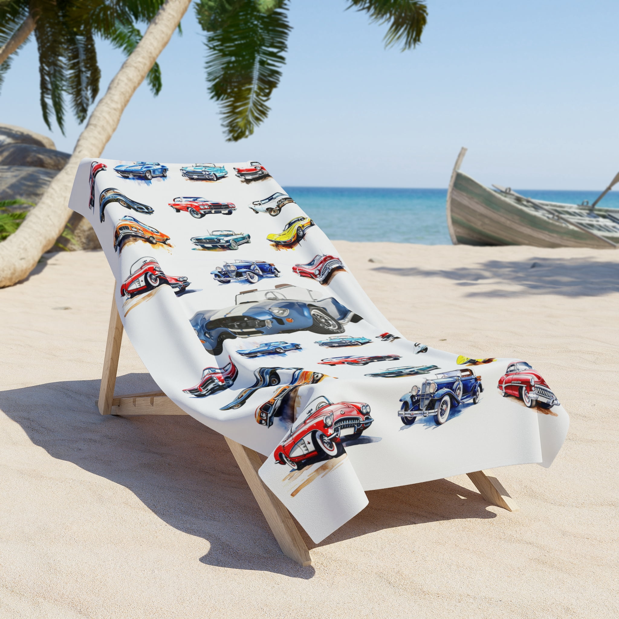 American Classic Cars, Beach Towels, limited edition, unique gifts.