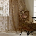 thumbnail image 3 of Panel de Cortinas de Ventana Múltiples Bufanda Decoración de marrón, 3 of 8
