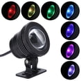 thumbnail image 4 of Underwater Lamp, AC85 to 265V Waterproof RGB LED Underwater Light with Remote Control Multi Color for Outdoor Garden Spotlight, 4 of 8