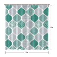 thumbnail image 5 of Waterproof Bohemian Shower Curtain 72x72 Inch Boho Style Polyester Unique Shower Curtain for Bathroom Hotel Home Decor with 12 Plastic Hooks, 5 of 5