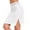 White2, variant on Aueoeo Women Lace Trim Sarongs Women Sexy Side Split Bikini Bottom Cover Up Skirt Wrap Short Skirt High Waisted Tankinis Swim Skirts for Beach/Pool/Bathroom S-XXL