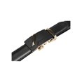 thumbnail image 3 of INSPIRE CHIC Men's Automatic Buckle Ratchet Business Dress Leather Belt Black 47 5/8-50 3/8", 3 of 6