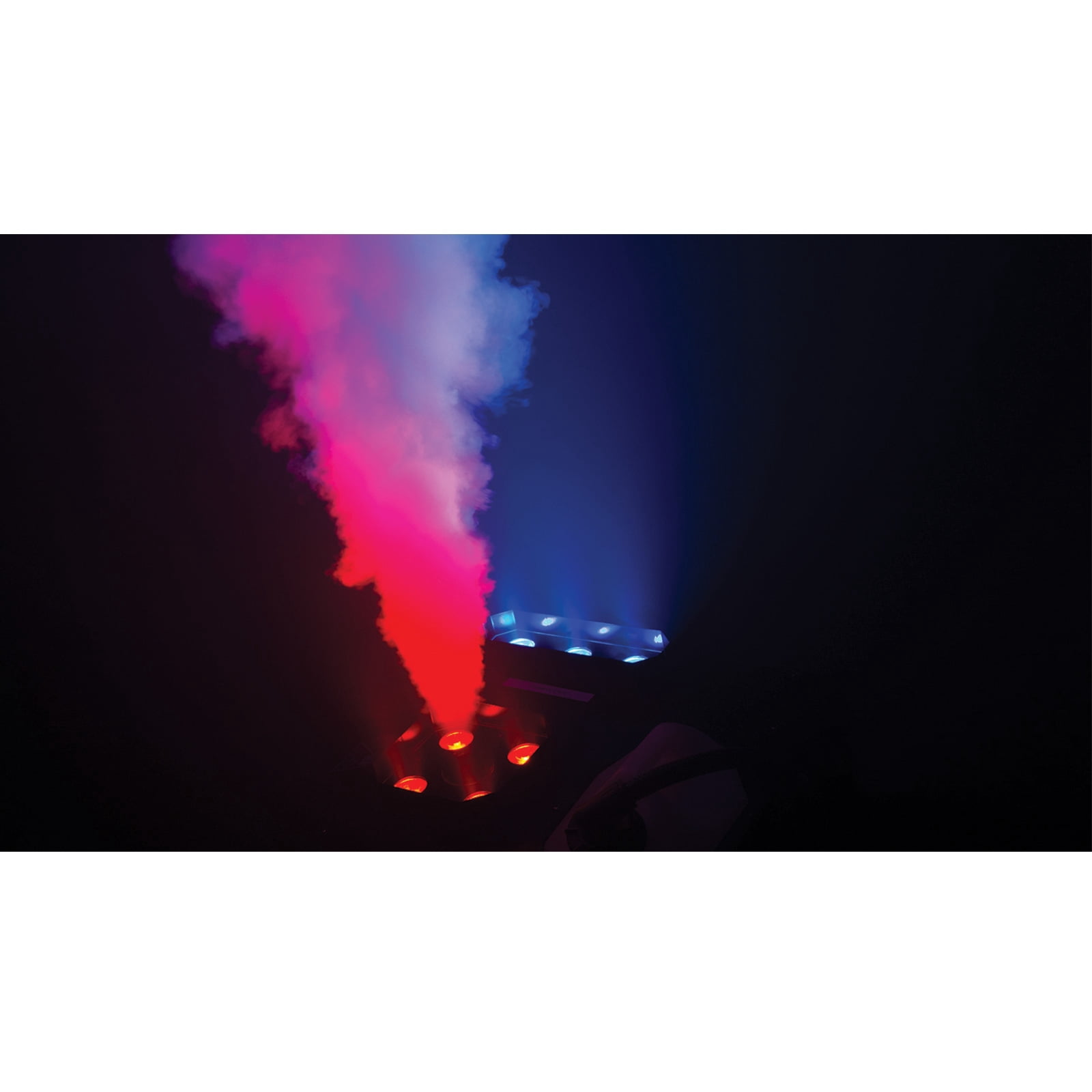 Chauvet DJ Geyser P7 RGBA+UV Pyrotechnic-Like Fog Machine with Quick Dissipating Fog Fluid Package