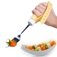 thumbnail image 4 of Cuchara de tenedor de ayuda alimentaria anti-temblor de acero inoxidable 304 para personas mayores discapacitadas con temblores y Parkinson (cucharas) TUNC Sencillez, 4 of 4