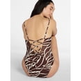 thumbnail image 4 of Time and Tru Women's and Women's Plus Lace Up One Piece Swimsuit, Sizes XS-3X, 4 of 5