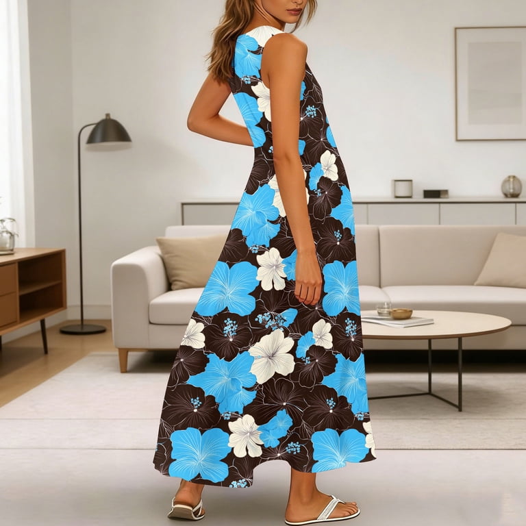ladies loose dresses Linen Maxi Dress from NikkaPlace make the shape of this dress so flattering Women Simple Winkled Linen and