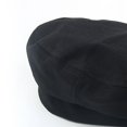 thumbnail image 2 of Sombrero Retro para Mujer y niña, Sombrero de Viaje al Aire Libre Elegante y Elegante de Color Puro para Citas, Compras, Negro, 2 of 5