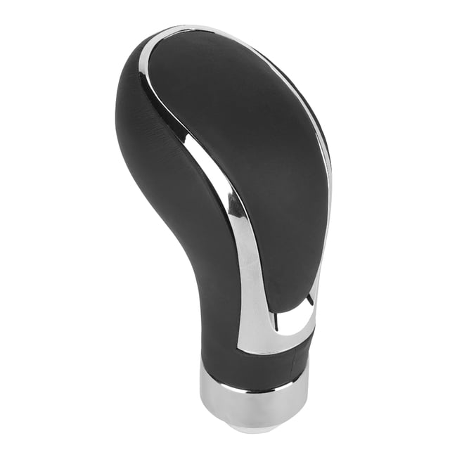 Accesorio de perilla de cambio de cabeza de palanca de cambio automático de coche Universal negro de plástico
