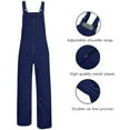 thumbnail image 5 of Incredible Savings,Women's Snow Ski Overalls,Windproof Insulated Romper Athletic Snow Pants,Perfect for Winter Sports Holiday Tree Skirts|100%Polyester,Navy,Sopatenor, 5 of 8