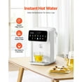 thumbnail image 2 of Instant Hot Water Dispenser with Adjustable 7 Temperatures 7 Water Volumes 118oz Removable Tank Quick Heating Touchscreen Child Lock for Home, 2 of 6