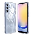 thumbnail image 3 of Elegant Choise Case with Screen Protector for Samsung Galaxy A25 5G Shockproof Soft TPU Phone Cover, Clear, 3 of 10