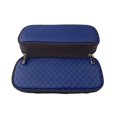 thumbnail image 5 of Lsque Navy Blue Printed Big Capacity PU Leather Pencil Case Large Pencil Pouch Stationery Pen Bag Pencil Holder for Teen, 5 of 6
