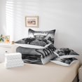 thumbnail image 3 of 7Pcs Highland Cow Comforter Sets Queen Size, Farm Animal Rustic Comforter Set Bed in a Bag(1 Comforter, 1 Flat Sheet 1 Fitted Sheet 2 Pillowcases and 2 Throw Pillow Covers), 3 of 5