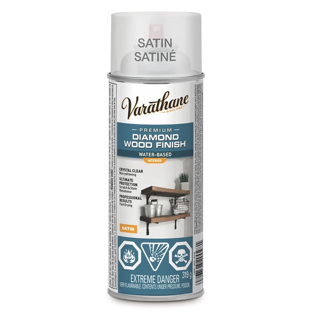 Barniz en aerosol Varathane Crystal Clear Spar Urethane Satin