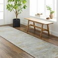 thumbnail image 2 of BoutiqueRugs Mila Contemporary Runner Rug - Natural Gray, Cloud Gray, Dark Beige - 2'7" x 10' Runner, 2 of 9