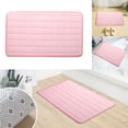 thumbnail image 2 of MSJUHEG Bathroom Rugs Bath Mat Carpet Welcome Decor Day Room Living Doormats Carpet Home Carpets Bathroom Products Memory Foam Carpet Pink, 2 of 6
