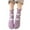 Purple, variant on Quarter Socks, Socks for Women Valentines Socks Womens Coral Fleece Socks Heart Print Socks Colorful Lightweight Cotton Athletic Socks Heart Socks Warm Socks Purple