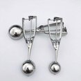 thumbnail image 3 of 3 PCS Ice Cream Spoon Set, Cookie Scoop Set, Fruit Melon Scoop Stainless Steel Spoon Scoopers with Spring Handle Masher, Perfect Size for Cookies,Meatballs, Baking, Ice Cream, 3 of 8