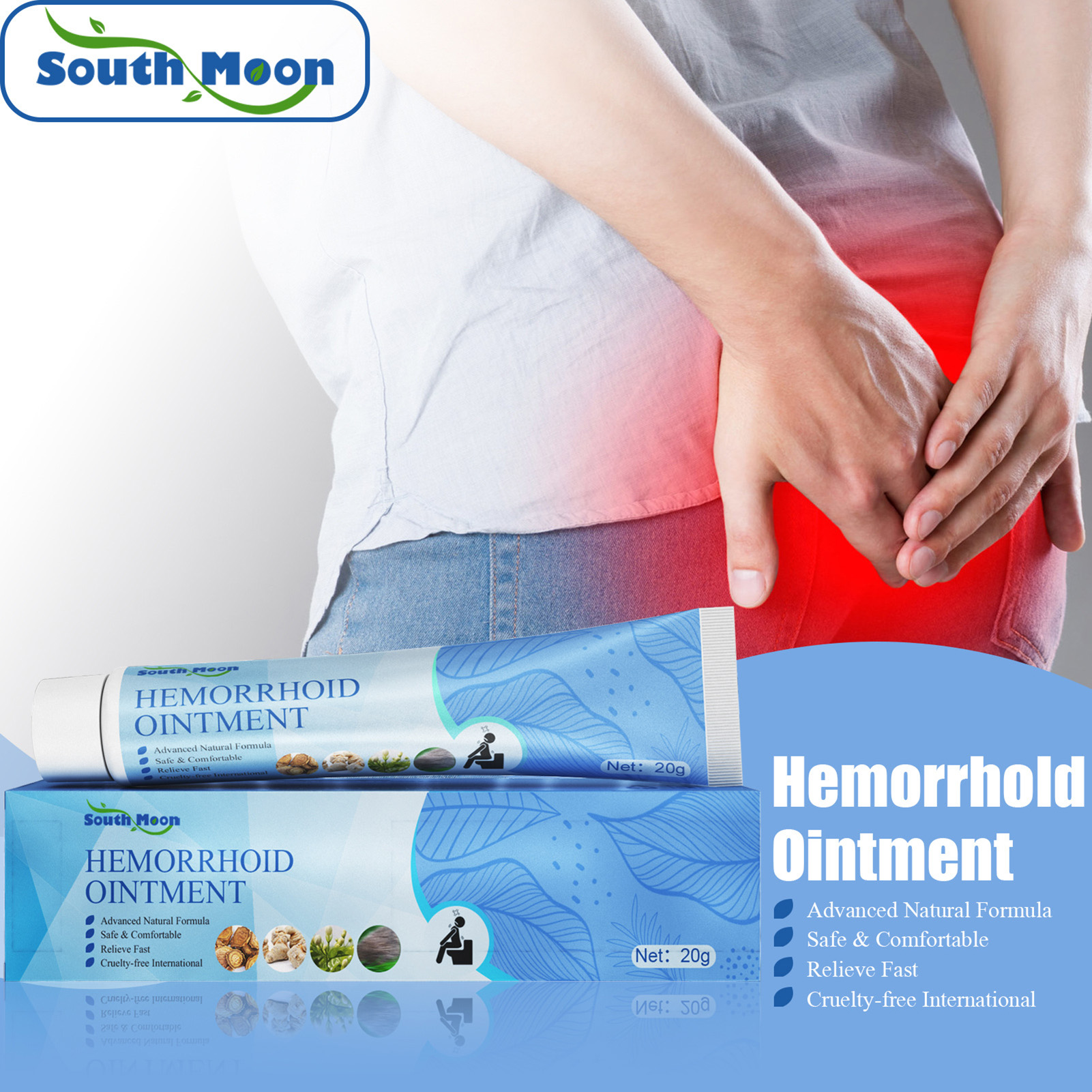 Hopeup 20g Hemorrhoids Cream Effective Quick Action Natural Pain
