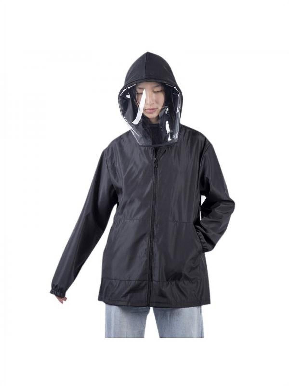 protective jacket with face shield