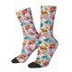 thumbnail image 1 of Balery Skulls and Roses Calcetas Largas con Estampado para Hombre y Mujer – Suaves y Transpirables, Talla Única (US 5-11), 1 of 6