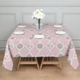 thumbnail image 3 of Pioneer Flower Floral Print Pattern Square Tablecloth, Waterproof Wipeable Spillproof Washable Table Cover for Home Kitchen Party Decor, 52"x52", 3 of 6