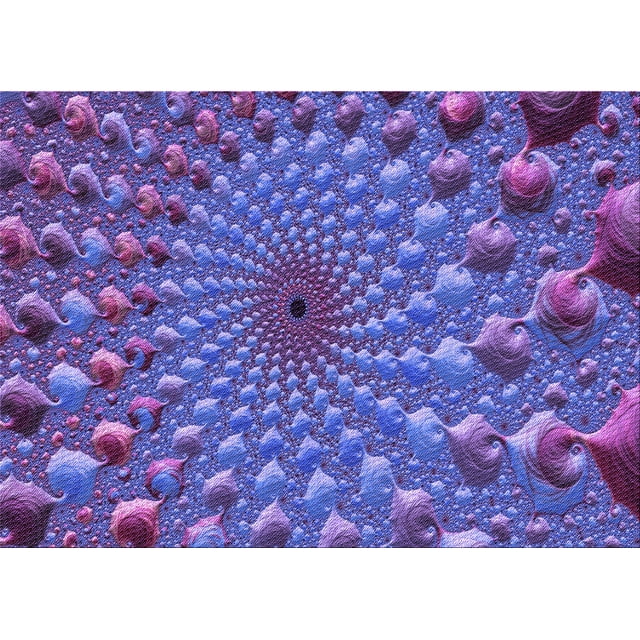 Ahgly Company Machine Washable Indoor Rectangle Transitional Purple Amethyst Purple Area Rugs, 4' x 6'