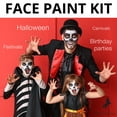 thumbnail image 4 of Kit de pintura facial ADIS&GUYS, juego de 107 piezas con pintura a base de agua, 4 of 9