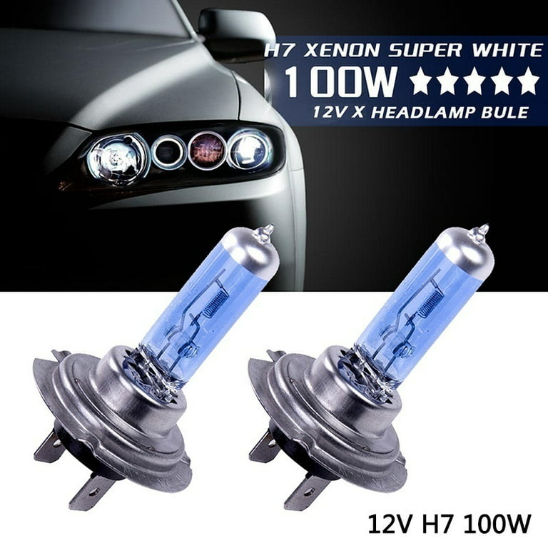 10pcs H7 12V 55W Xenon White 6000K Halogen Car Headlights Lamp Bulb