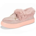 thumbnail image 3 of LUXUR Winter Shoes for Womens Moccasin House Slippers Slip On Ankle Boots Indoor & Outdoor, 3 of 8
