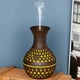 thumbnail image 4 of Humidificador de escritorio pequeño con iluminación de veta de madera hueca, aromaterapia para uso doméstico y de oficina., 4 of 8