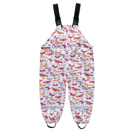 

Leutsin Child s Cartoon Sling Rain Pants For Baby Boys Girls Play Water Assault Pants