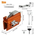 thumbnail image 2 of 3-Piece Portable Chainsaw Sharpener with Anodized Aluminum Fixture & Sharpening Jig, 2 of 7