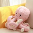 thumbnail image 2 of Pulpo sonriente, juguete de peluche, almohada de animales de algodón de peluche suave, gran cumpleaños Afortunado Sencillez, 2 of 4