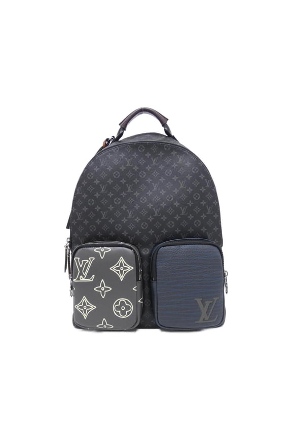 Pre-Owned Louis Vuitton LV Patchwork (Monogram Eclipse) Backpack with Multi-Pockets M45455...