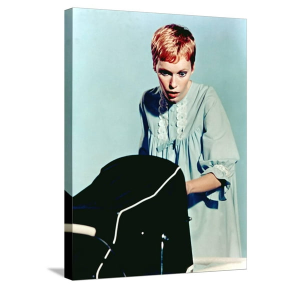 Art.com Rosemary's Baby, Mia Farrow, 1968 Stretched Canvas Print Wall Art, 18" x 24"